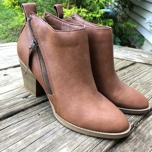 Brown booties